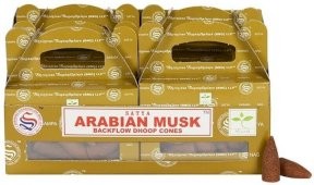 Cônes d'encens Satya à refoulement Musc Arabe