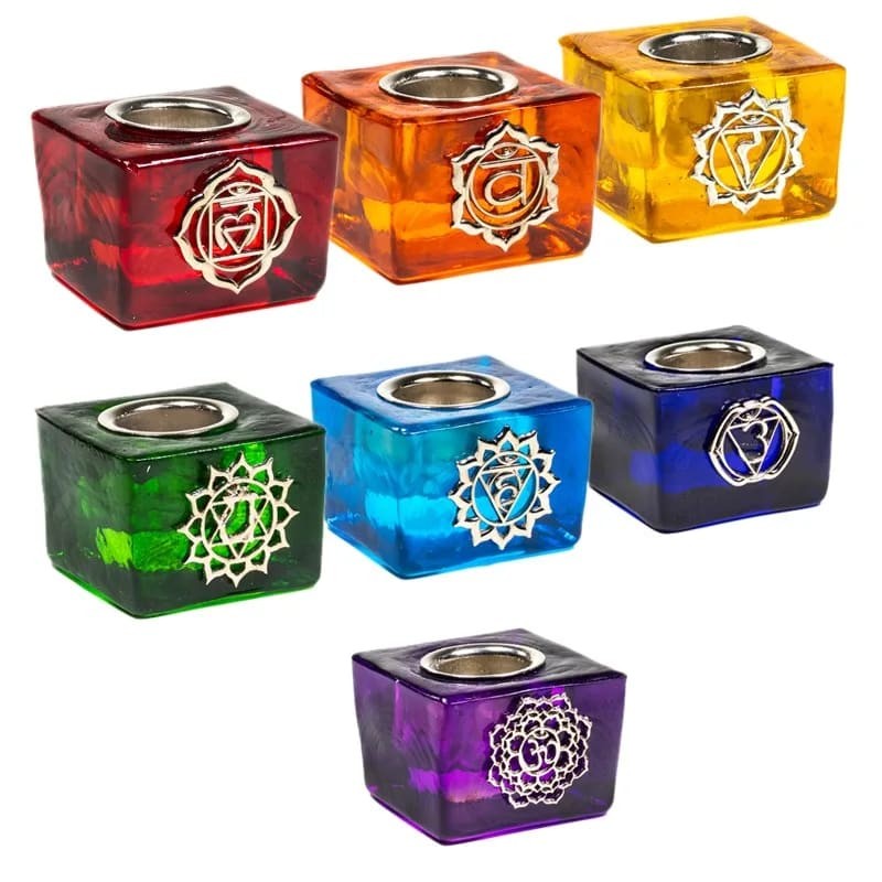 Chandeliers cubes 7 chakras