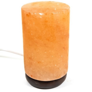 Lampe en cristal de sel cylindre