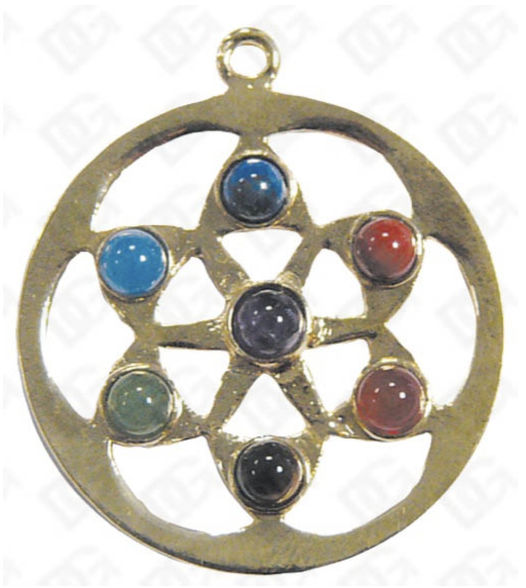 Chakras Mandala 7 chakras doré