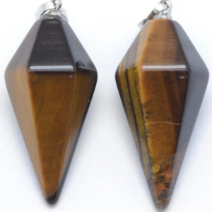 Pendule Hexagonal Oeil du tigre