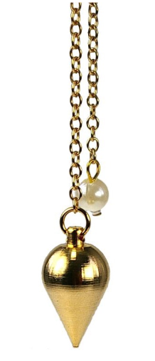 Pendule Mimosa Doré Grand Modèle