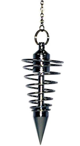 Pendule Spirale Chromé Grand Modèle