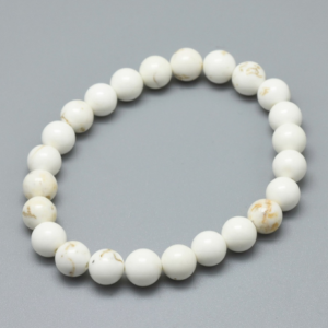 Bracelet Magnésite perles 10mm