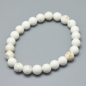 Bracelet Magnésite perles 06mm