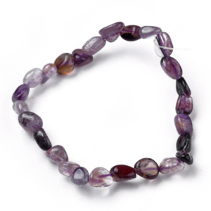 Bracelet pierres roulées Auralite