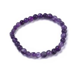 Bracelet pierres roulées Améthyste
