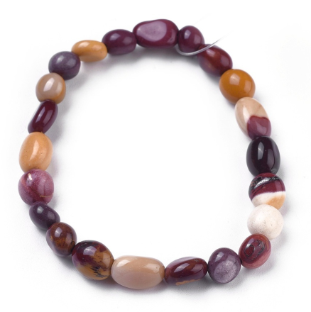 Bracelet pierres roulées Mookaite