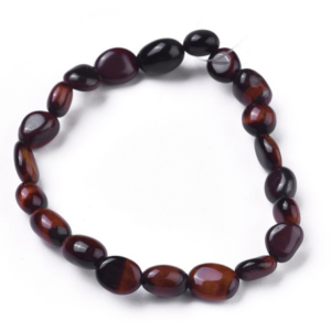 Bracelet pierres roulées oeil de Taureau