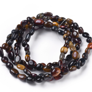 Bracelet pierres roulées Oeil de tigre