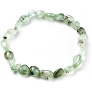 Bracelets pierres roulées Préhnite