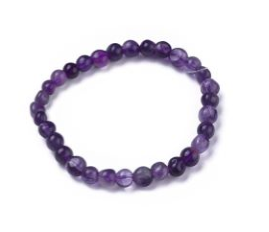 Bracelets pierres roulées Améthyste