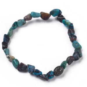 Bracelet pierres roulées Chrysocolle