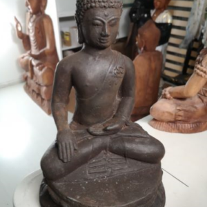 Bouddha Lotus en pierre 30cm de 4,7kg