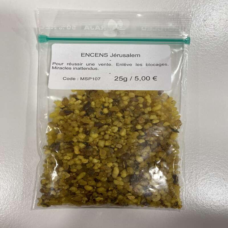 Encens résine Jérusalem
