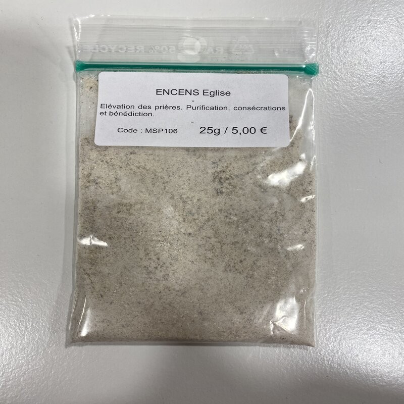Encens résine Eglise