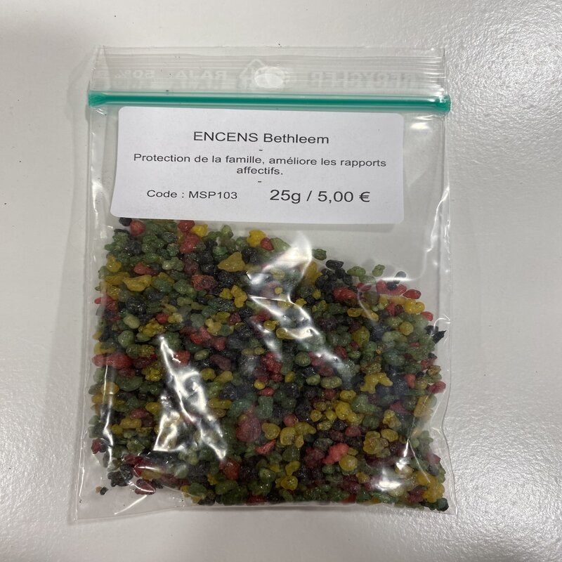 Encens résine Bethleem