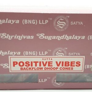Cônes d'encens Satya à refoulement Positive Vibes