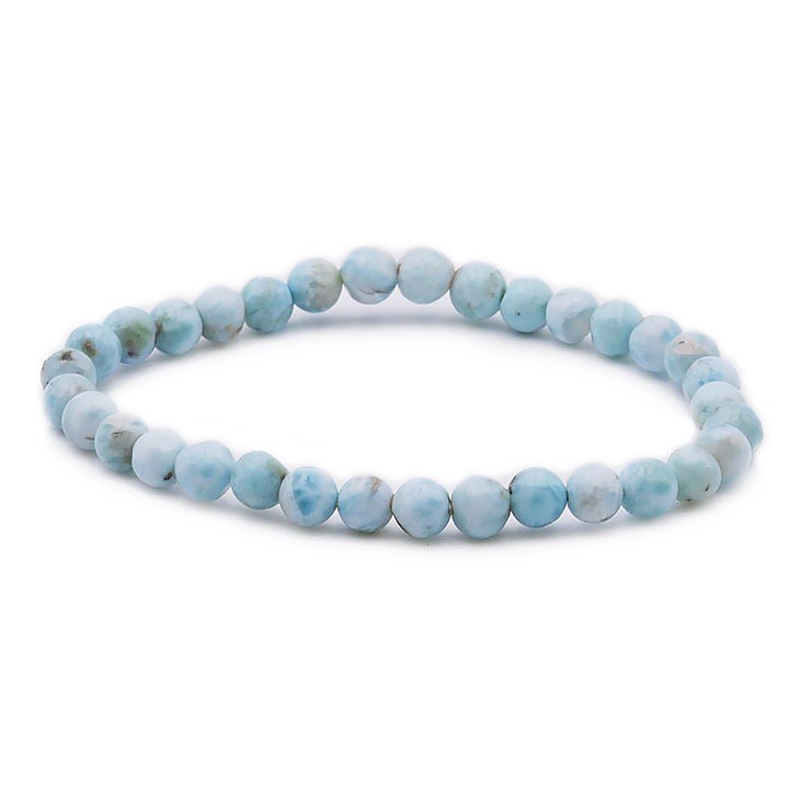 Bracelet Larimar Qualité A Perles