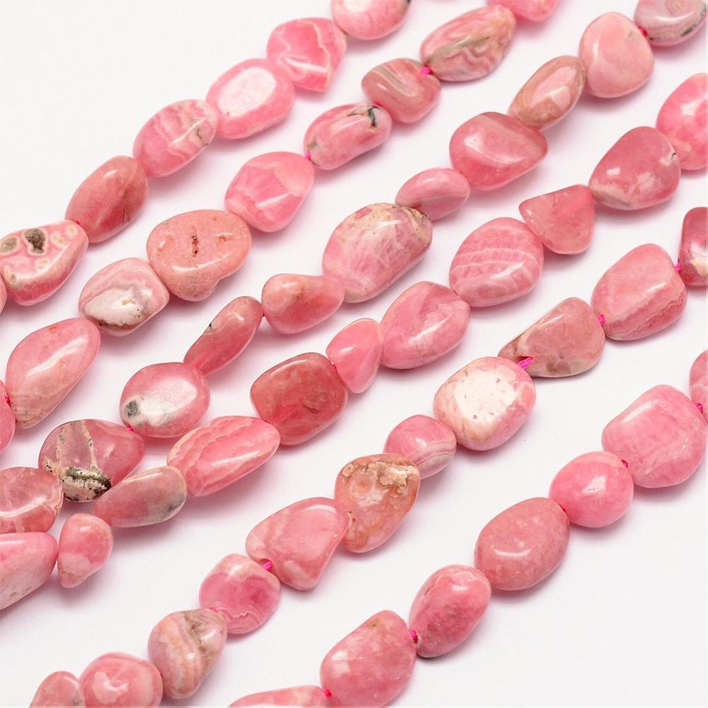 Bracelet pierres roulées rhodochrosite extra