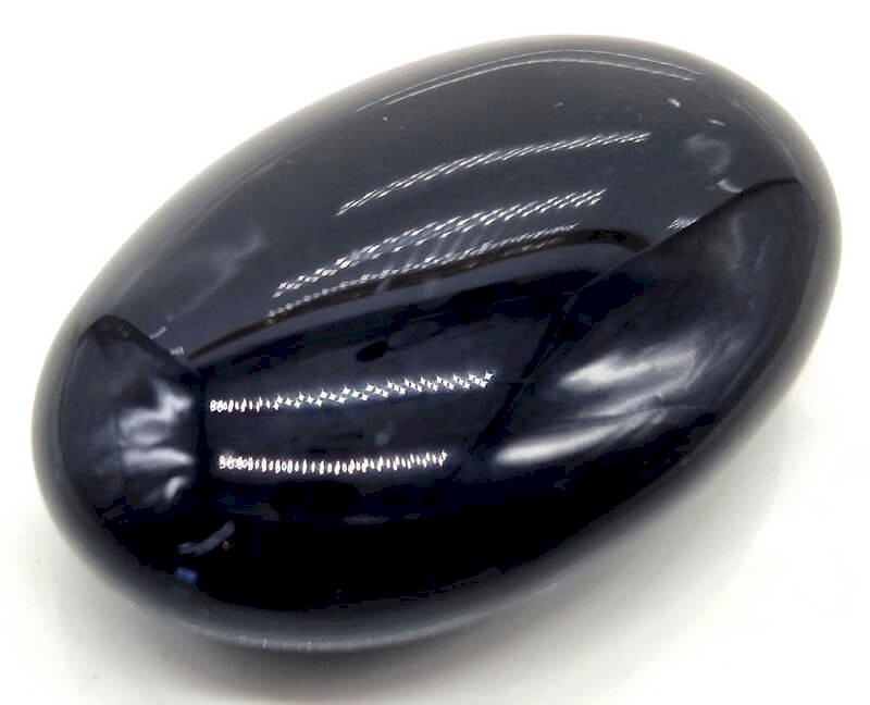 Galet roulé Obsidienne oeil celeste