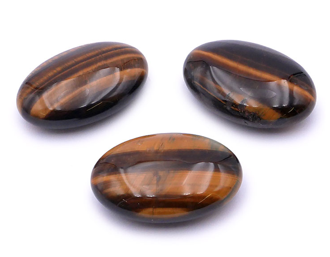 Galet 60mm Oeil de Tigre A