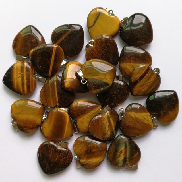 coeur en oeil de tigre