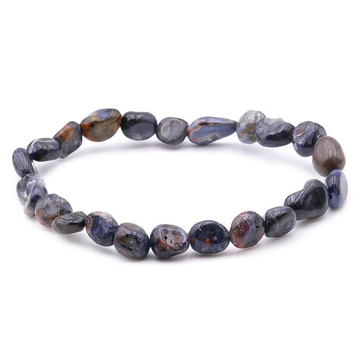 BRACELET Pietersite A perles pierre roulées