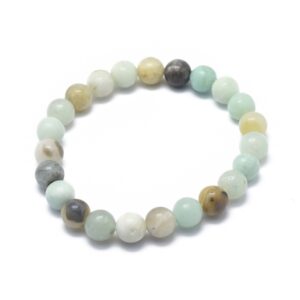 BRACELET Amazonite Brésil QB perles 10mm