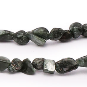 BRACELET Séraphinite A+ perles pierre roulées