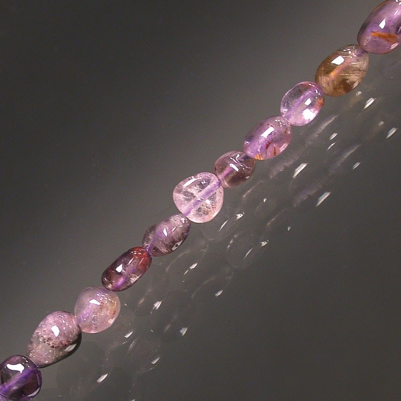 BRACELET Super seven perles pierre roulées