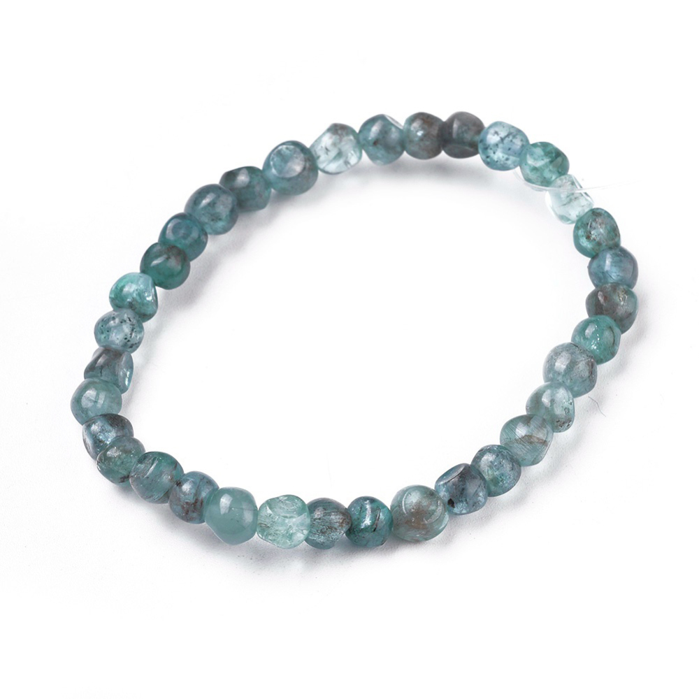 BRACELET Apatite perles pierre roulées