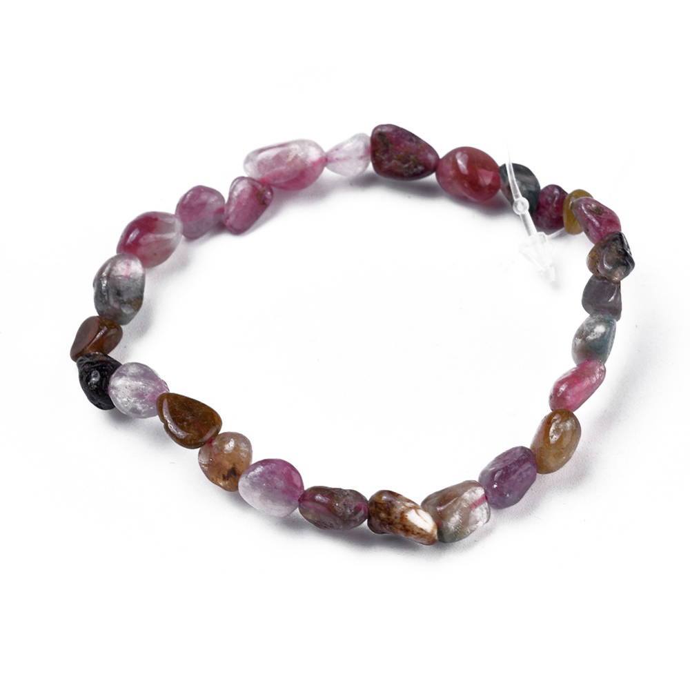 BRACELET Tourmaline naturelle perles pierre roulées